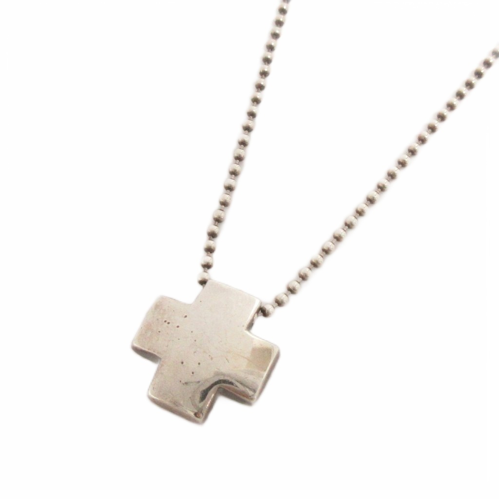 ティファニー TIFFANY & CO. ローマンクロス ネックレス ペンダント ボールチェーン SV925 シルバー アクセサリー ☆AA★ レディース拍卖