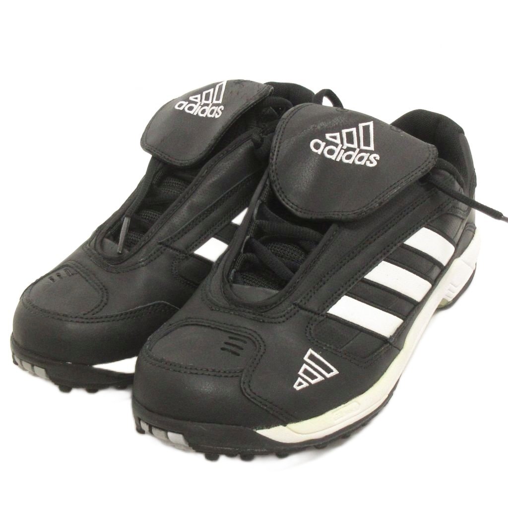 アディダス adidas スニーカー ベースボールシューズ ローカット 384023 黒 ブラック 靴 ■GY99 メンズ拍卖