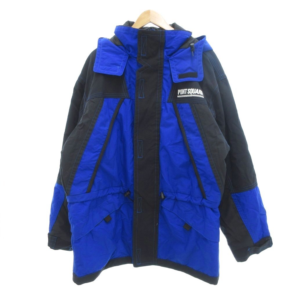 Point Square スノーウェア スノボード スキー ジャケット EL ブルー ブラック /UO メンズ拍卖