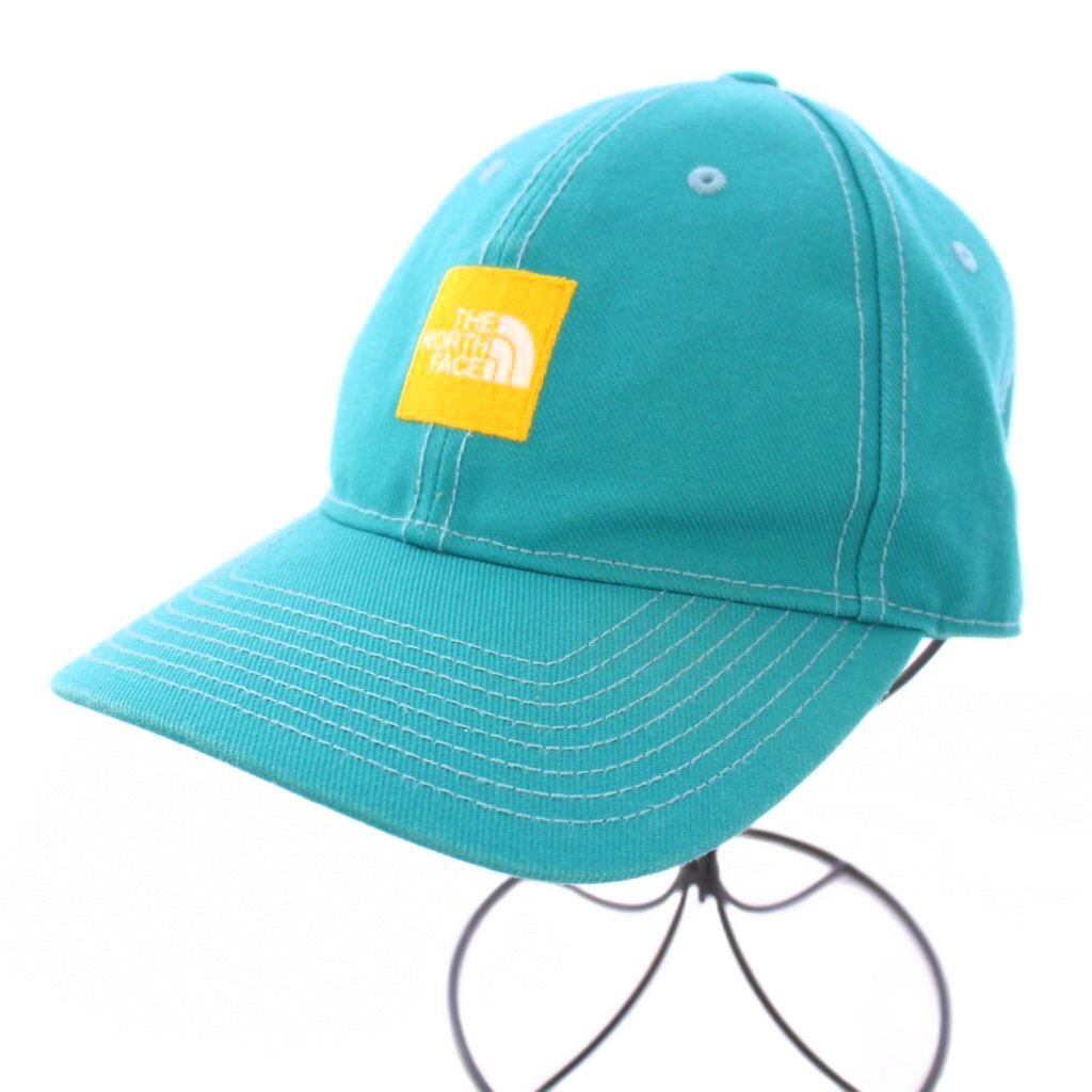 ザノースフェイス THE NORTH FACE Square Logo Cap スクエアロゴキャップ 帽子 刺繍 エメラルドグリーン NNJ02020 /BB キッズ拍卖