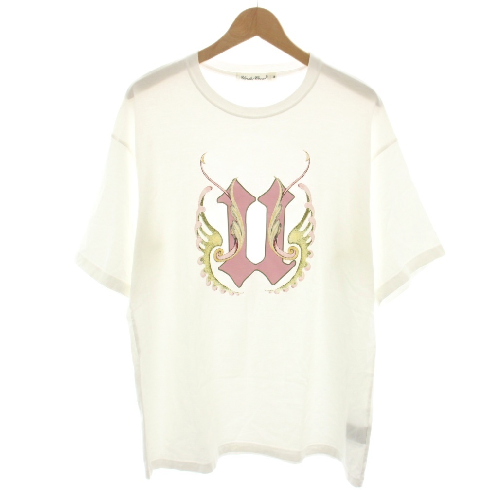 アンダーカバー UNDERCOVER 25SS ボタニカルティー BOTANICAL Tee Tシャツ カットソー クルーネック 半袖 プリント 3 白 UC1E2803 メンズ拍卖