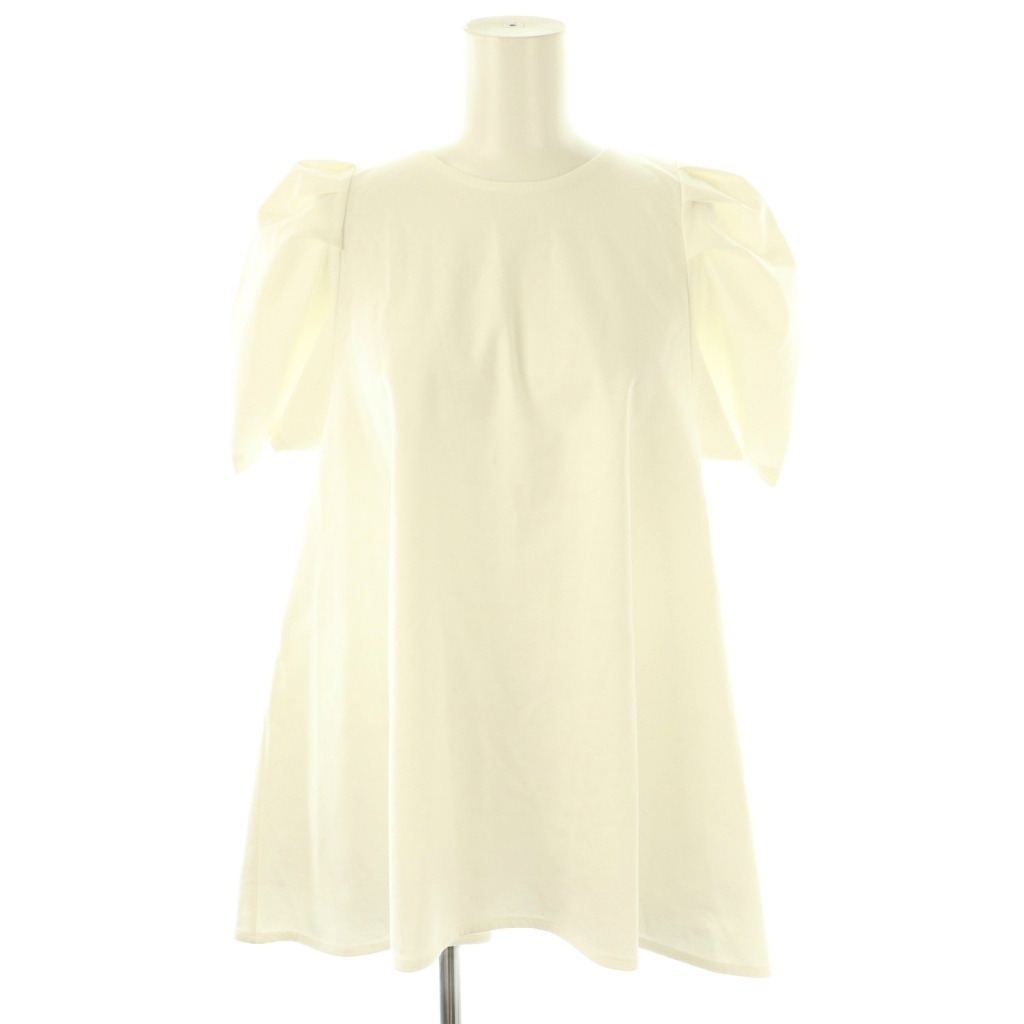 ハロー HELLO Tシャツ カットソー 半袖 S オフホワイト /DO レディース拍卖