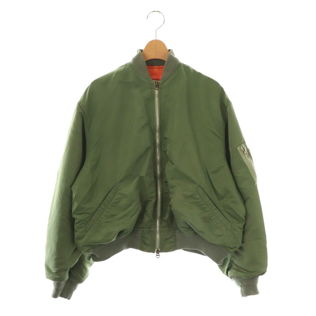フミカ ウチダ FUMIKA_UCHIDA L-2B ナイロンブルゾン ジャケット ジップアップ 34 カーキ /DF ■OS レディース拍卖