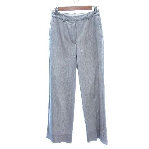 マウジー MOUSSY パンツ スラックス センタープレス 1 S グレー /AU レディース拍卖