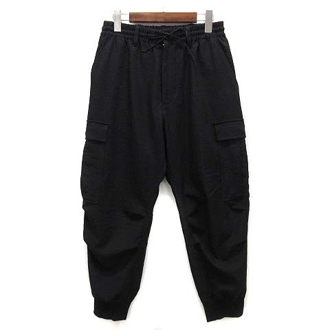 ワイスリー Y-3 ヨウジヤマモト アディダス イージー カフ カーゴ パンツ CLASSIC SPORT UNIFORM CUFFED CARGO PANTS HG8604 ブラック XS拍卖