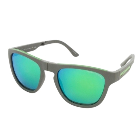 アルマーニエクスチェンジ A/X ARMANI EXCHANGE サングラス 折り畳み式 セルフレーム ミラーレンズ ロゴ 54 19 135 グレー 青拍卖