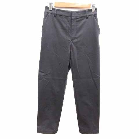 インディヴィ INDIVI テーパードパンツ 36 S こげ茶 ダークブラウン /YK レディース拍卖