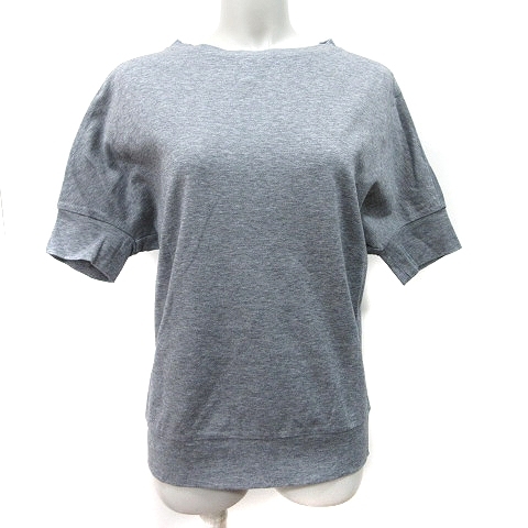 カルバンクライン CALVIN KLEIN Tシャツ カットソー 半袖 4 L グレー /YI レディース拍卖