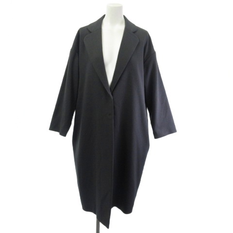 バーニーズニューヨーク BARNEYS NEW YORK チェスターコート ロングコート 36 グレー レディース拍卖