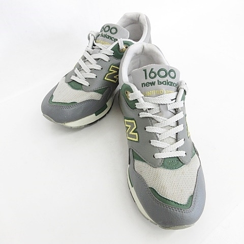 ニューバランス NEW BALANCE トゥモローランド TOMORROWLAND スニーカー ローカット CM1600TG グレー グリーン 26 メンズ拍卖