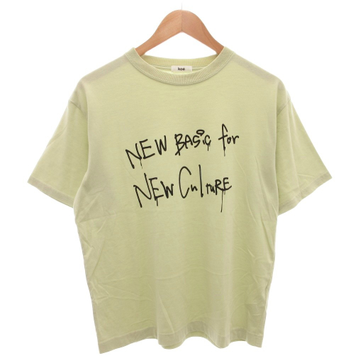 ルスーク Le souk プリントTシャツ 半袖 カットソー S 緑 グリーン プリント /FF ■GY43 レディース拍卖