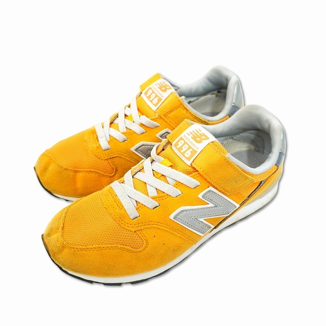 ニューバランス NEW BALANCE 996 マジックテープ スニーカー 23.0 オレンジ レディース拍卖