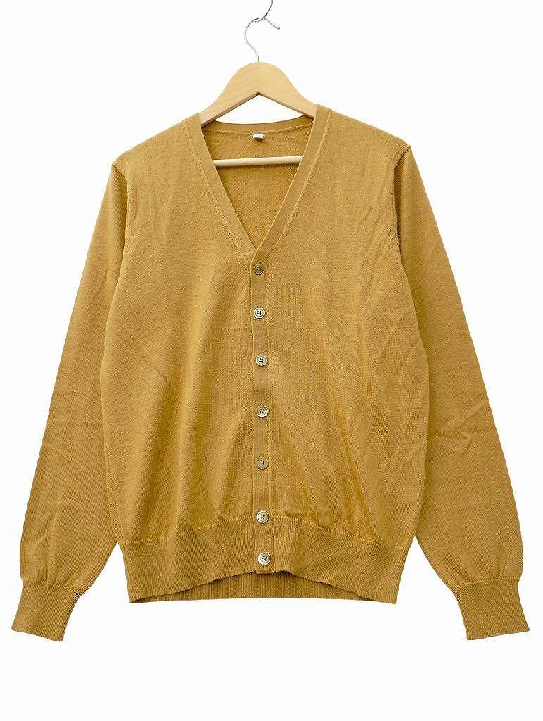 ユニクロ UNIQLO ウール Vネック ニット カーディガン M LIGHTBROWN(ライトブラウン) 春秋 メンズ拍卖