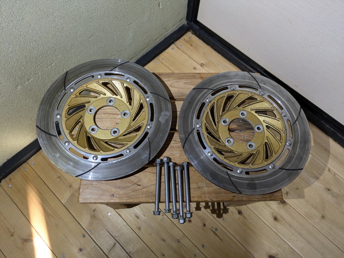 VF750F 純正 ブレーキ ディスク CBに流用も 美品 厚み十分 cb750f rc15 rc04 900F 1100F 拍卖