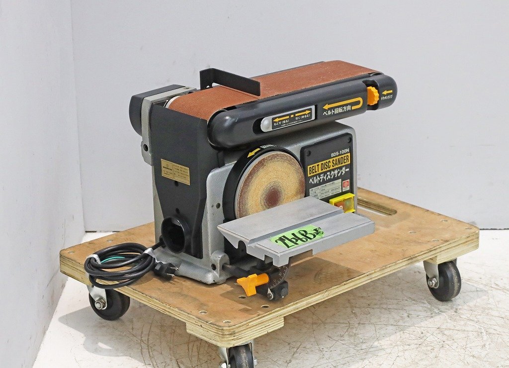 2726B25 SK11 ベルトディスクサンダー BDS-100N 研磨 仕上げ拍卖