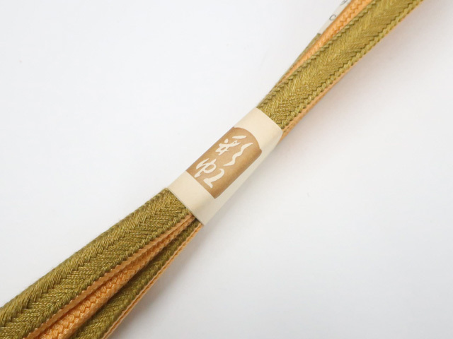 《古美術京松》和装小物 帯締め 未使用品 平組 美品 帯締 r7w10-1889拍卖