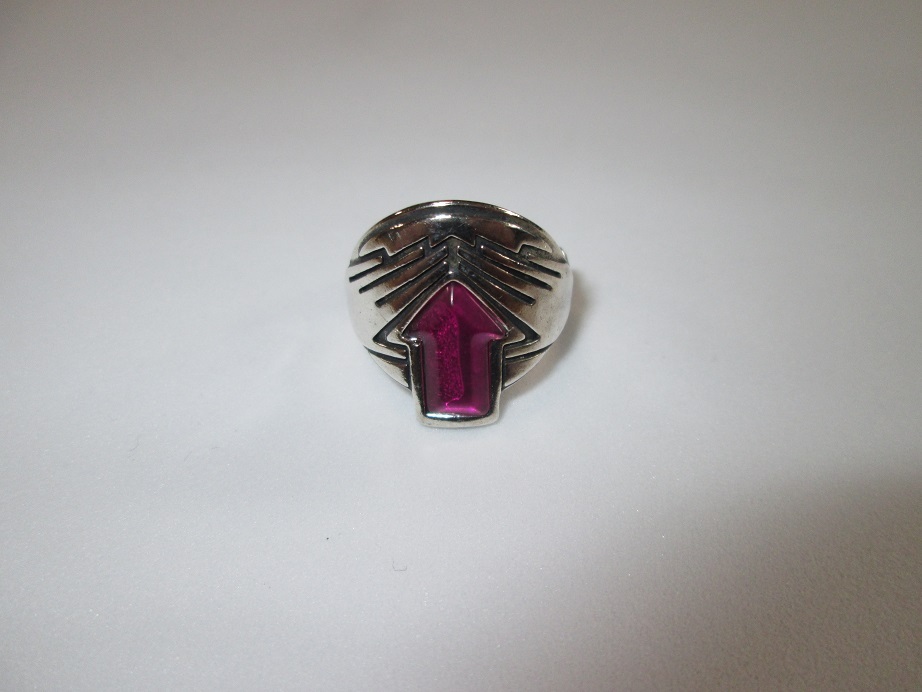 【1円スタート!!】リング 指輪 仮面ライダー ガッチャード 紫 パープル オープン フリー拍卖