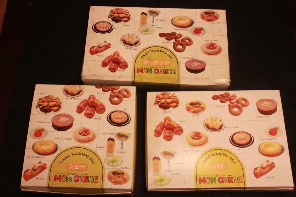 【新品未使用】★美品『モンシェール ケーキメイキングセット シュー&パイ&ドーナツ』★検:(デザート/料理/レトロ/当時物)0511I拍卖