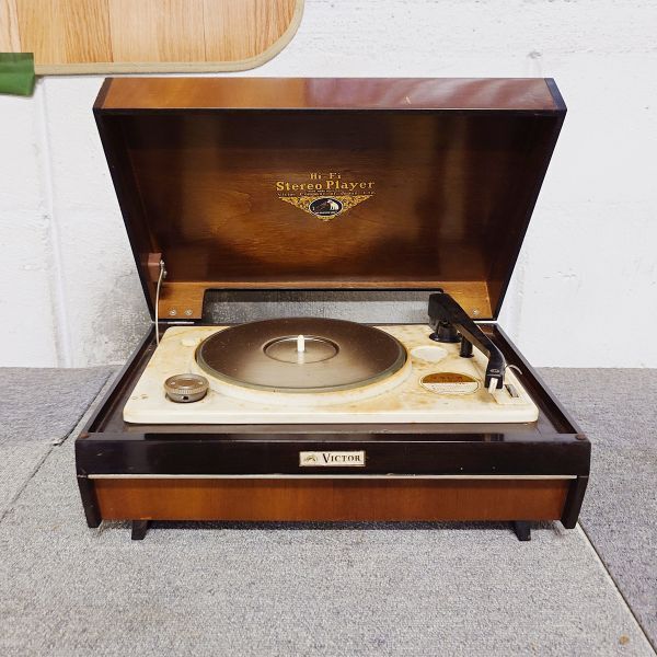 Victor Hi-Fi ステレオプレーヤー レコードプレーヤー ジャンク拍卖