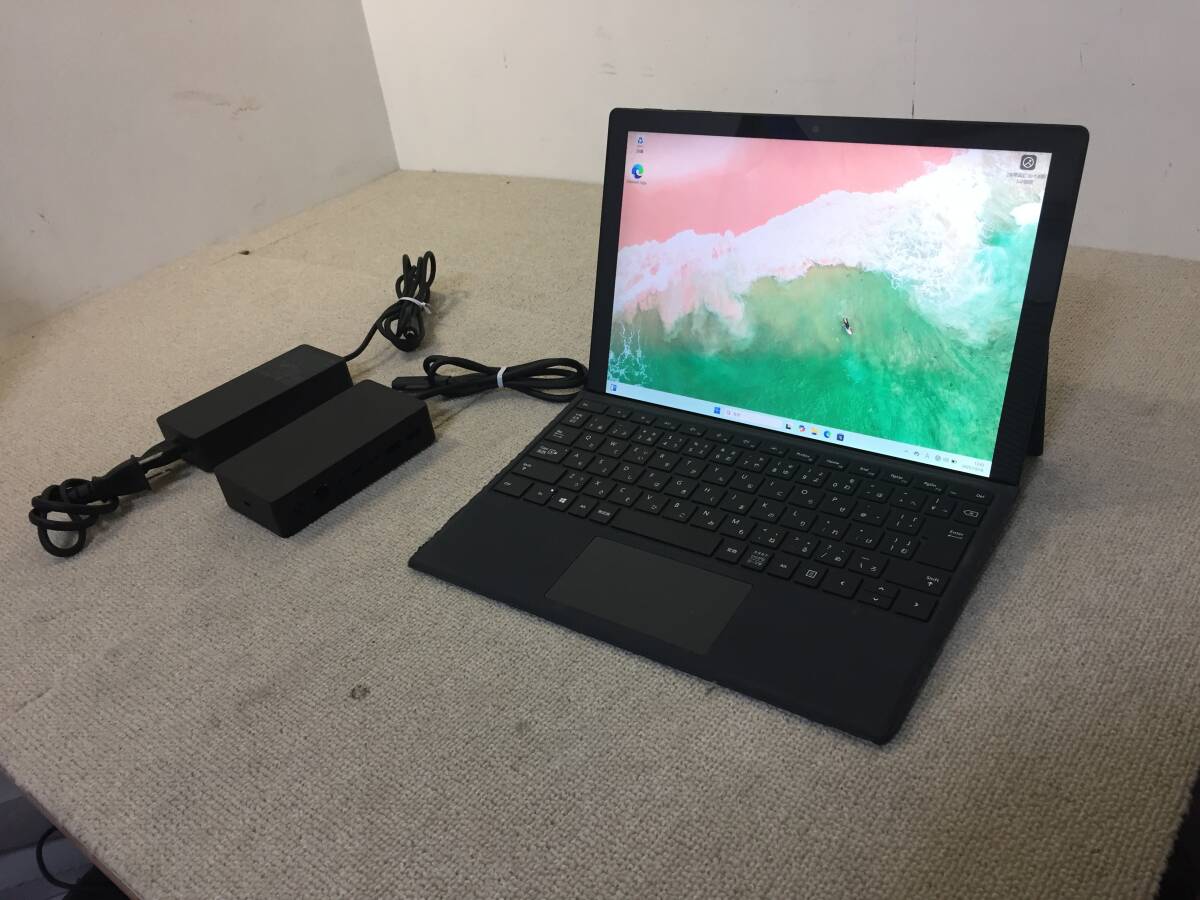 【18】 Microsoft Surface Pro 7 1866 12.3型 ノートPC i5-1035G4 1.1GHz/メモリ:8GB/SSD 256GB/Win 11 Pro/ACアダプタ付き拍卖