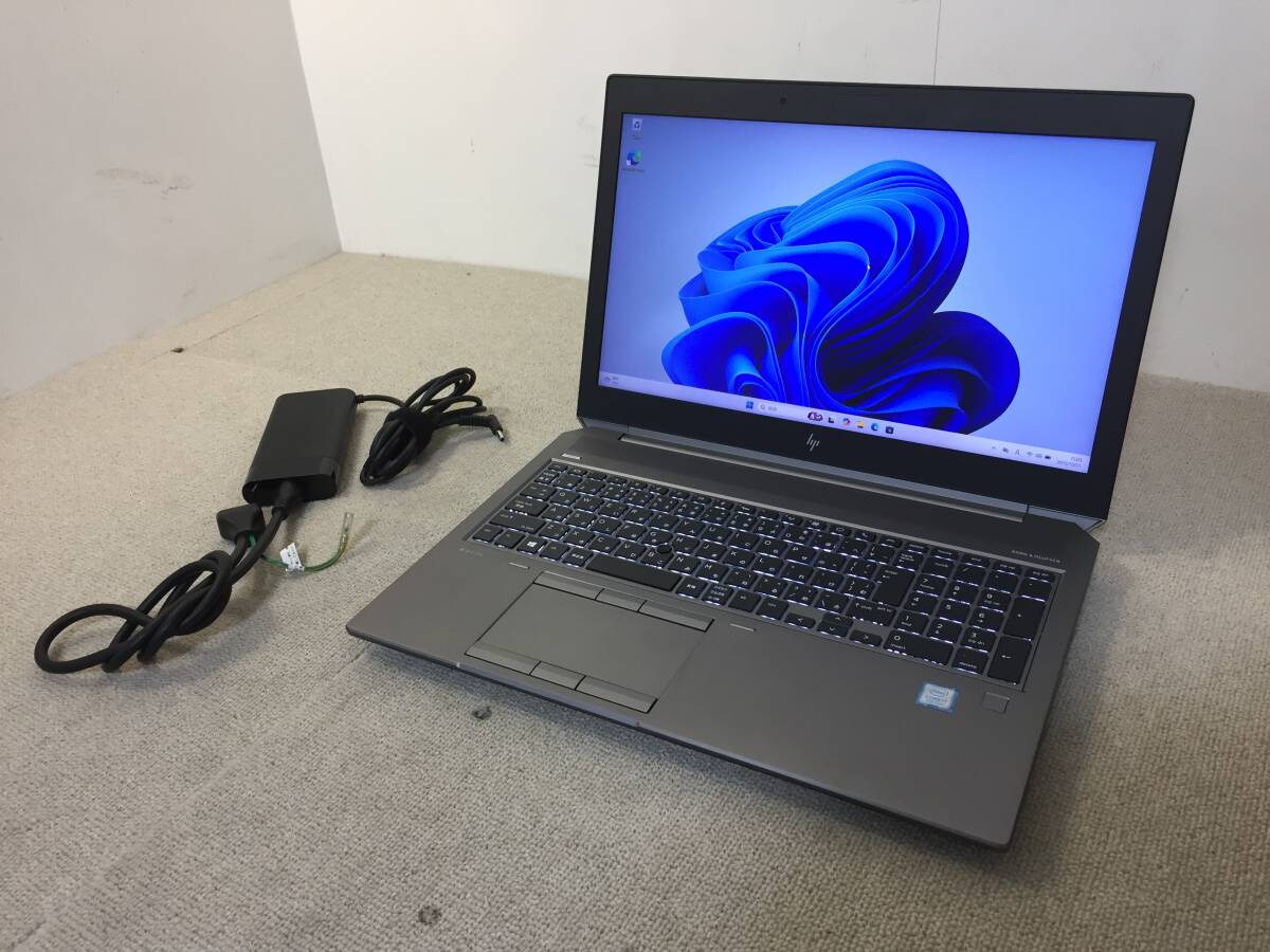 【3】HP / ZBook 15 G6 /CPU:core i7-9750H 2.6GHz/メモリ:16GB/HDD:2TB/SSD:512GB/windows 11 Pro拍卖