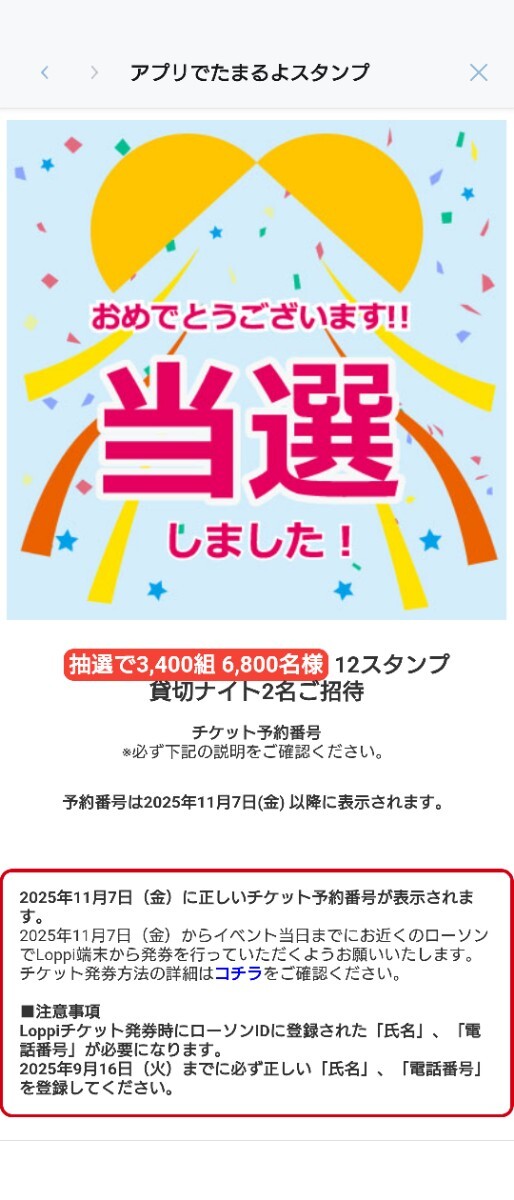 11月14日(金) USJ 貸切ナイト ペアチケット拍卖
