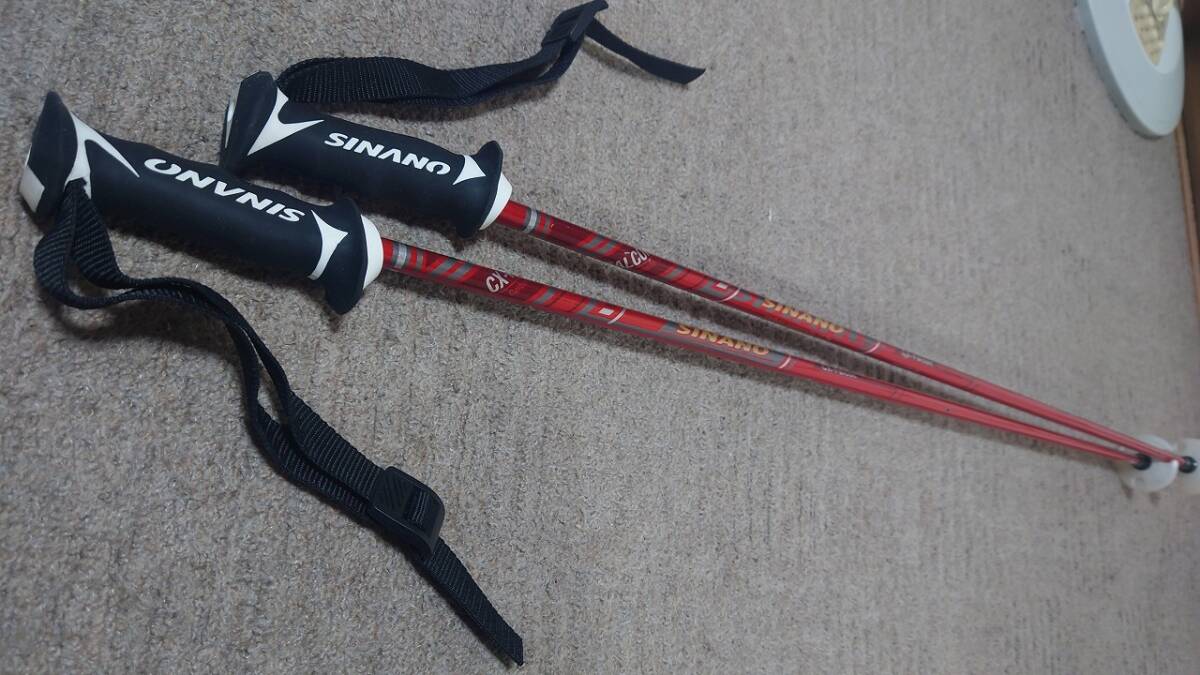 【良品】SINANOストック 約101cm バスケット:直径55㎜くらい きれい カーボン製拍卖