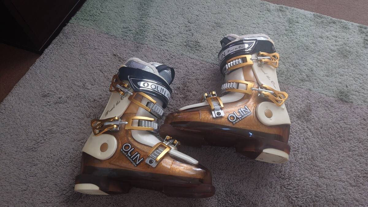 【良品】フリースタイル系3ピース構造 ダルベロ、FTと同タイプ OLIN Pearl the one24~24.5cm ソール288mm 拍卖