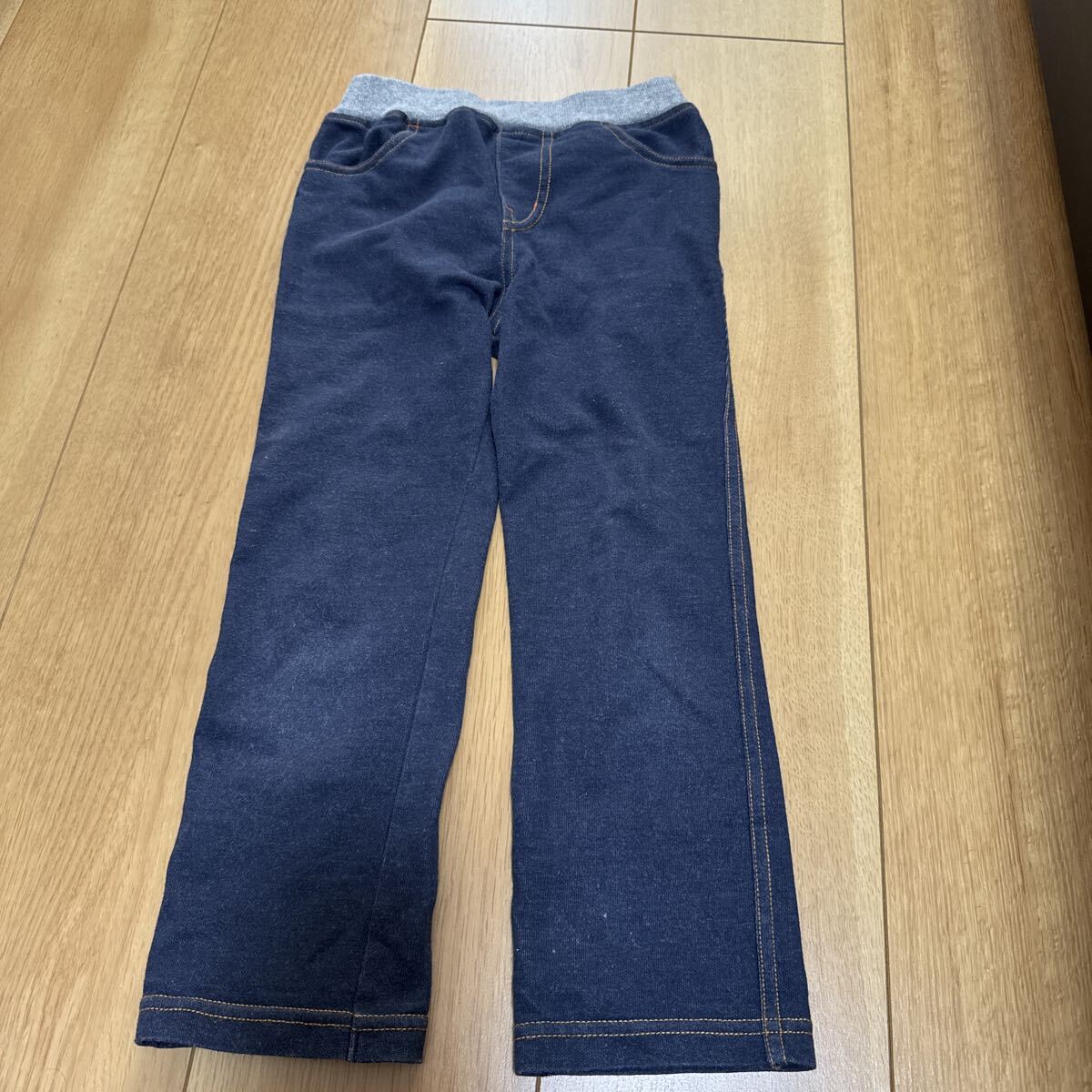 【中古】MIKI HOUSE ミキハウス デニム風パンツ サイズ110拍卖