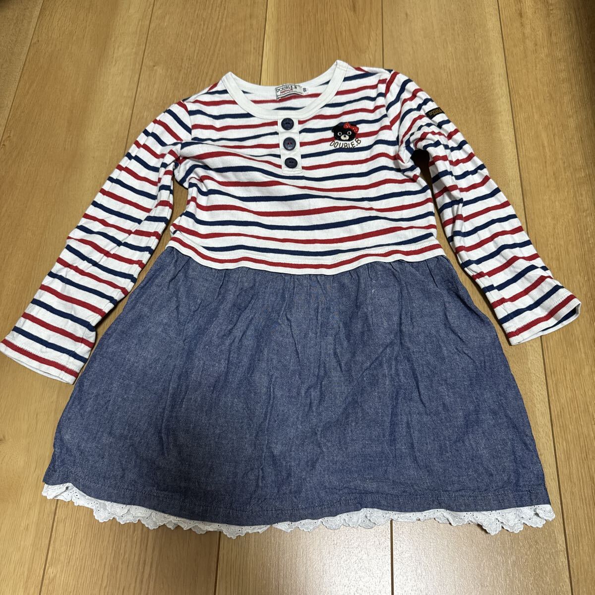 【中古】DOUBJE.B ダブルビー ワンピース サイズ120拍卖