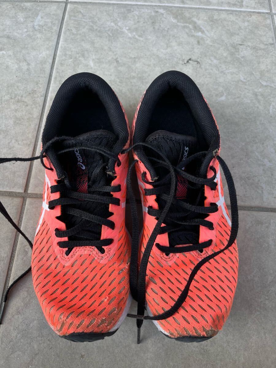 asics HYPER SPEED アシックス ハイパースピード 23.5cm オレンジ ランニングシューズ 陸上部 拍卖