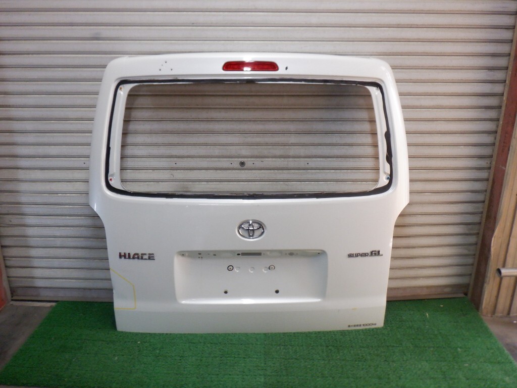 ハイエース 200系 標準ボディ バックドア リアゲート スーパーGL パールホワイト 200 SGL (A4059)拍卖