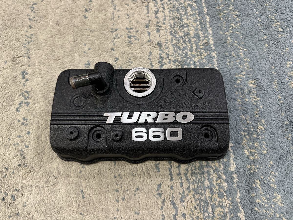 結晶塗装 黒 タペットカバー カムカバー ヘッドカバー JA11 ジムニー F6A拍卖