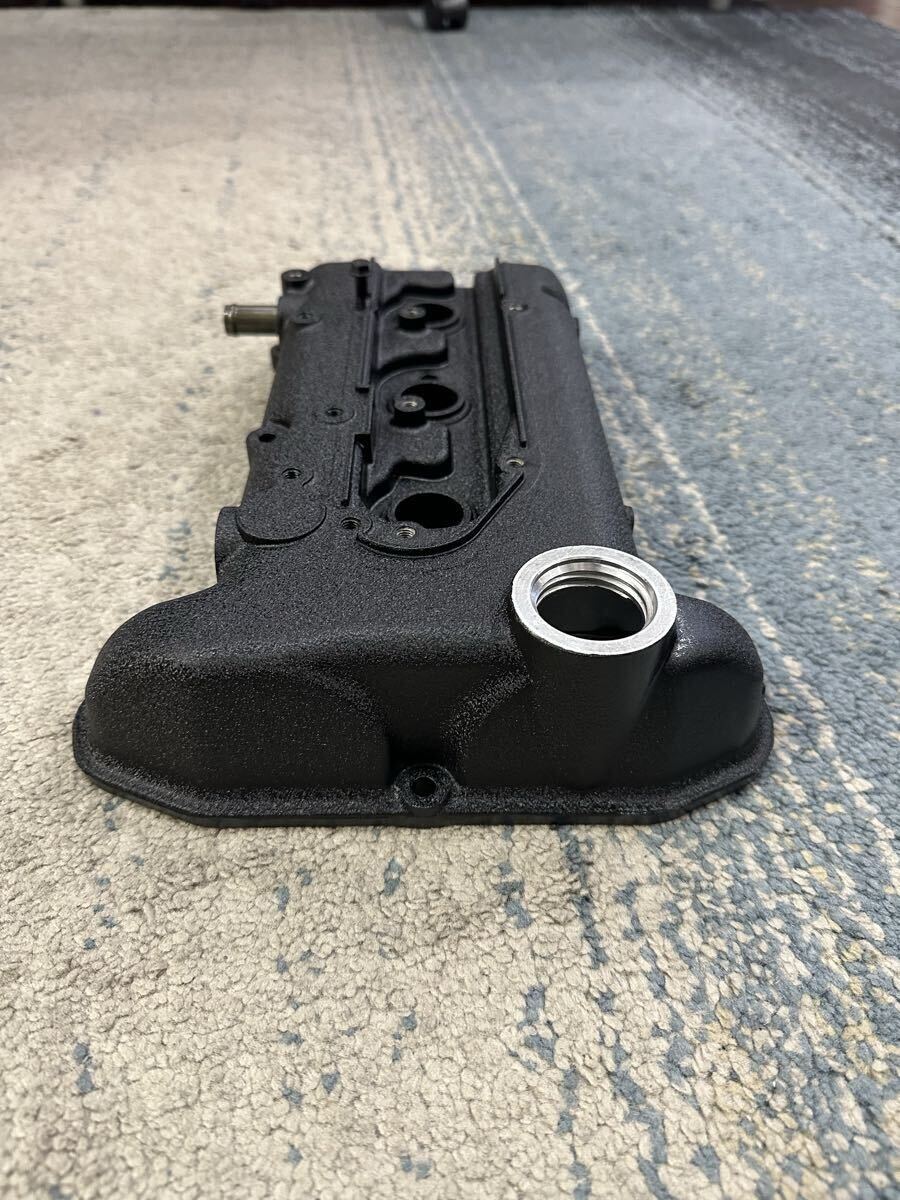 結晶塗装 黒 タペットカバー カムカバー ヘッドカバー JB23W ジムニー 6型 K6A拍卖