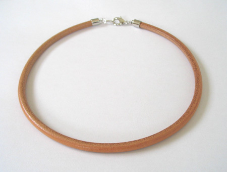 革チョーカー、5㎜、レザー拍卖