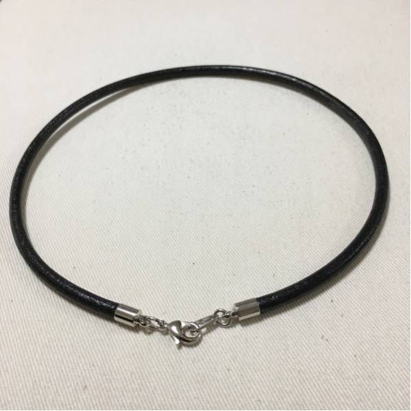 即決・レザーチョーカー4ミリタイプ、革、オーダー拍卖