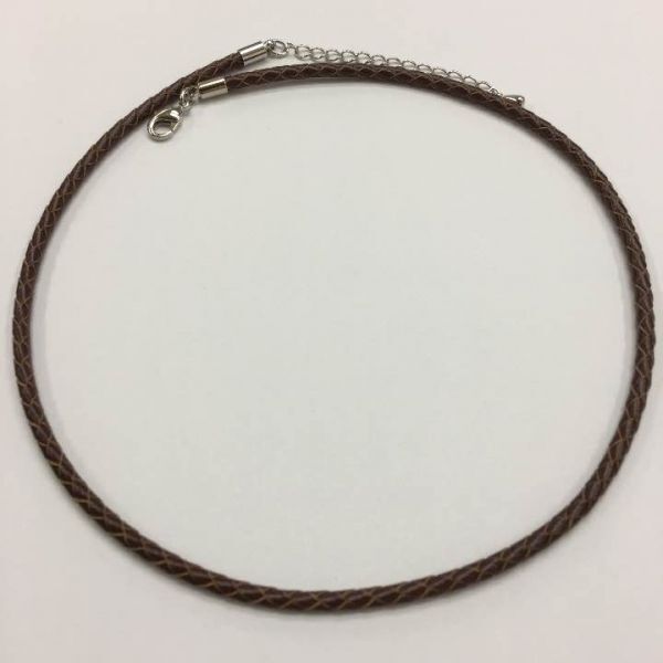 4つ編み本革、チョーカー、ペンダント、拍卖