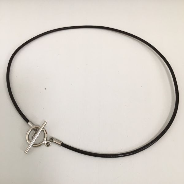 即決・マンテル金具、レザーチョーカー2ミリ拍卖