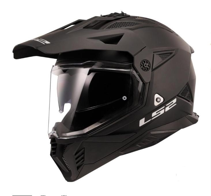 新品 LS2 MX702 Pioneer II Namib オフロード ヘルメット ブラック拍卖