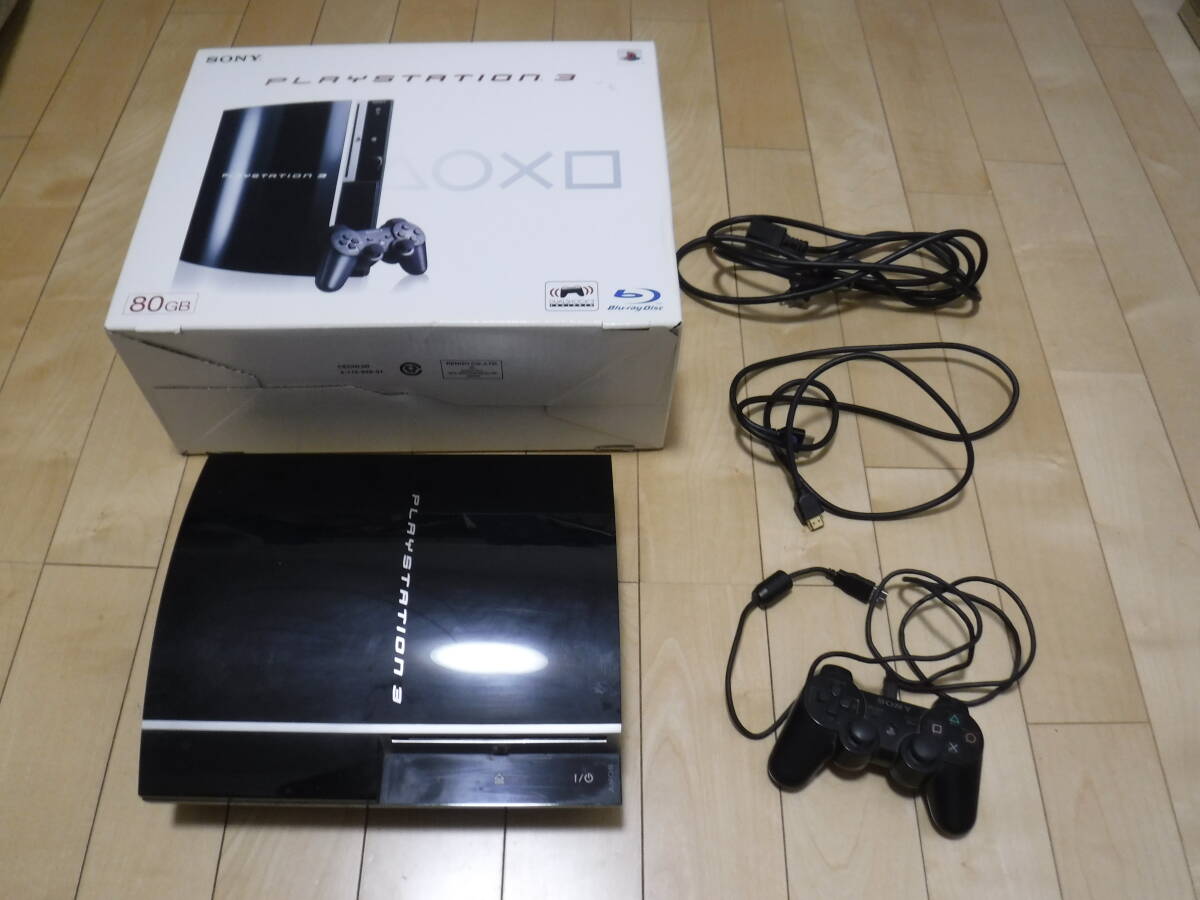 PS3 PLAYSTATION3 本体 CECHL00 80GB拍卖