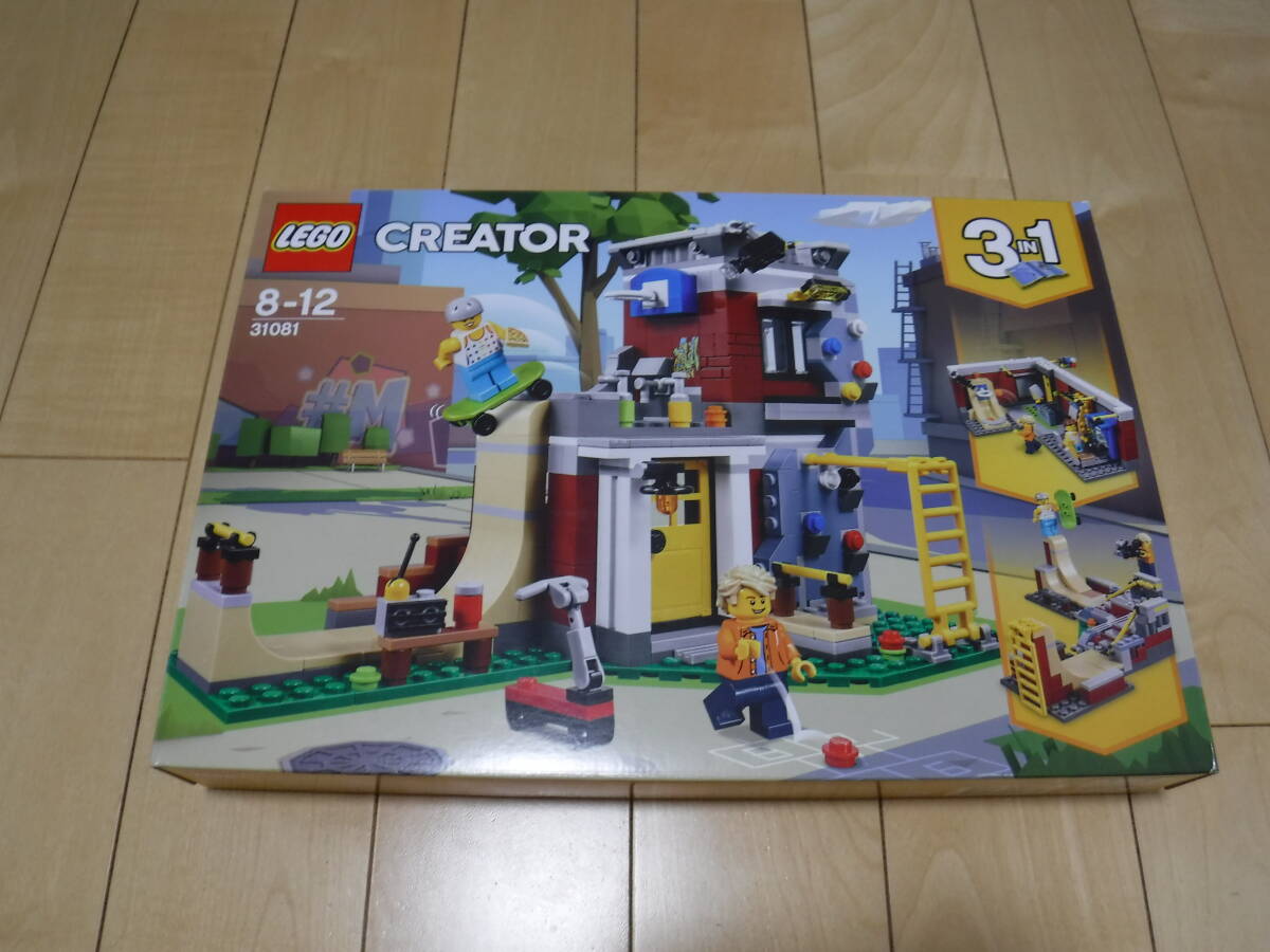 新品未開封 LEGO CREATOR 31081 スケボーハウス モジュール式拍卖