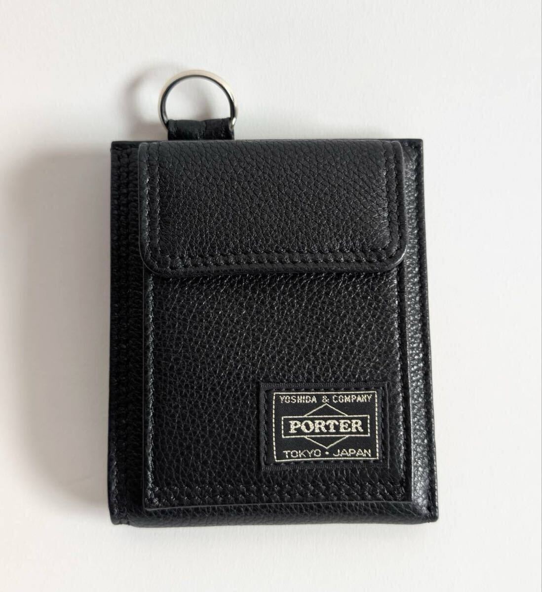 美品 PORTER CALM シュリンク レザー ウォレット 財布 ポーター カーム拍卖