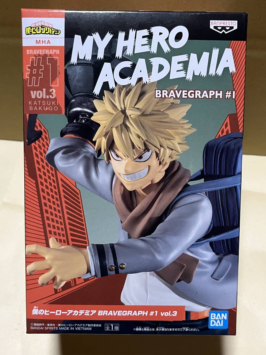 僕のヒーローアカデミア フィギュア BRAVEGRAPH #1 vol.3 爆豪勝己拍卖