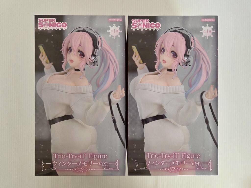 SE4297-0924-54 【未開封】 FuRyu すーぱーそに子 Trio-Try-iT Figure トリオトライト -ウィンターメモリーver.- まとめ2点セット拍卖