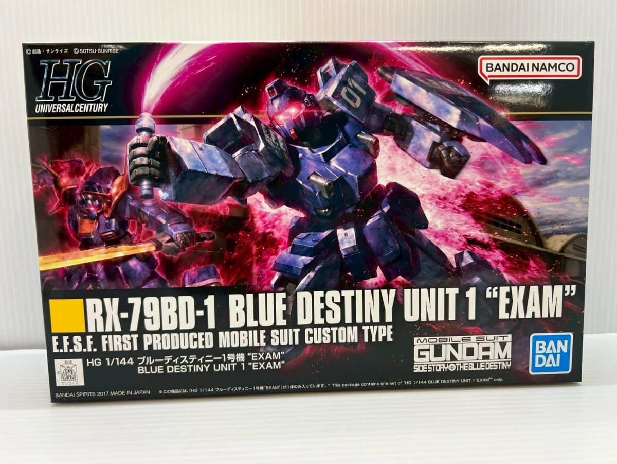 SD726-251026-065【未組立】HG 1/144 RX79BD-1 ブルーディスティニー 1号機 EXAM拍卖