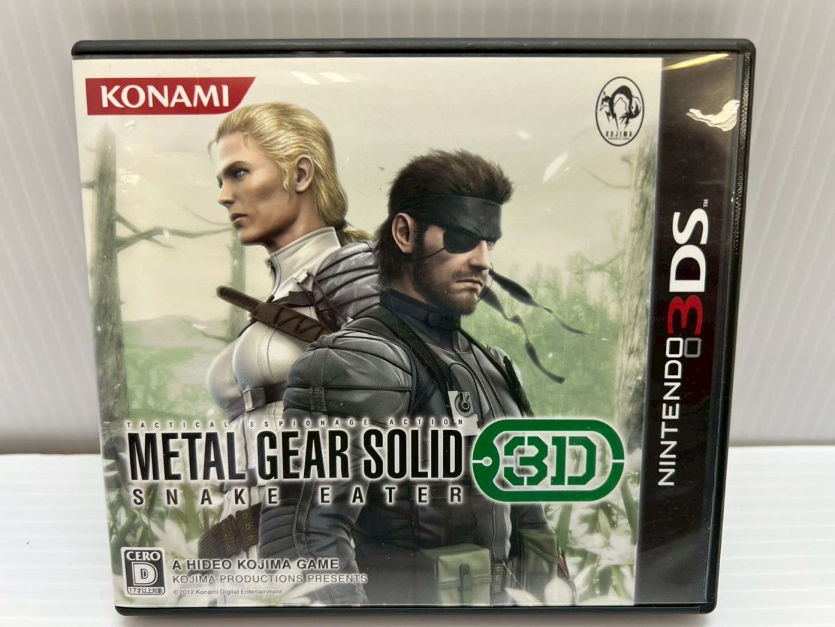 SD728-251028-038【中古】ニンテンドー3DS メタルギアソリッド3D スネークイーター パッケージ若干スレ有拍卖