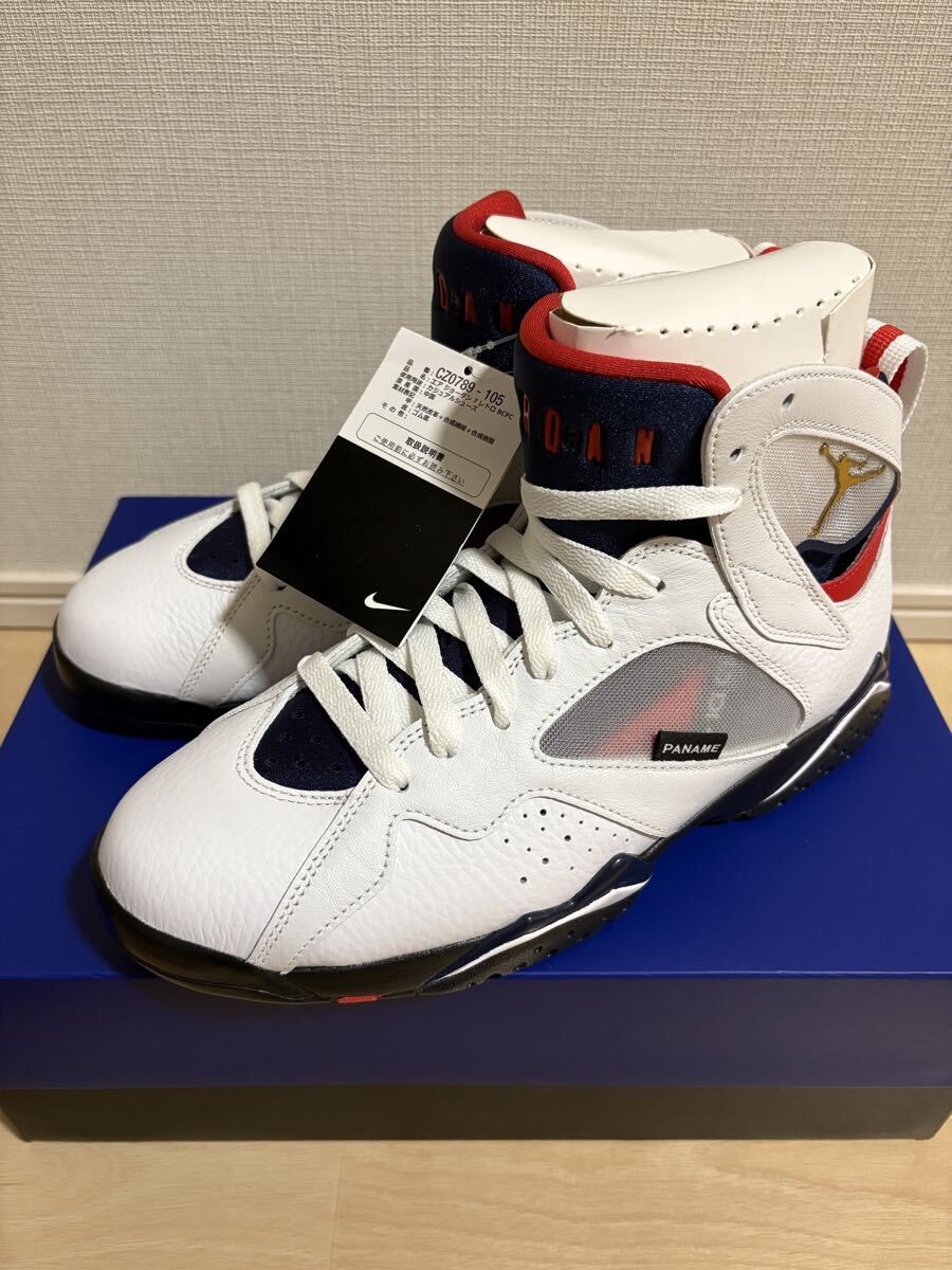 新品 NIKE PSG エアジョーダン7 レトロ SP パリサンジェルマン AIRJORDAN ホワイト カーディナル 26.5/AIRFORCE/AIRMAX/SB ダンク ロー拍卖