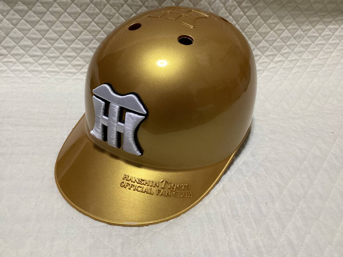 阪神タイガース 応援ヘルメット ゴールド ファンクラブ拍卖