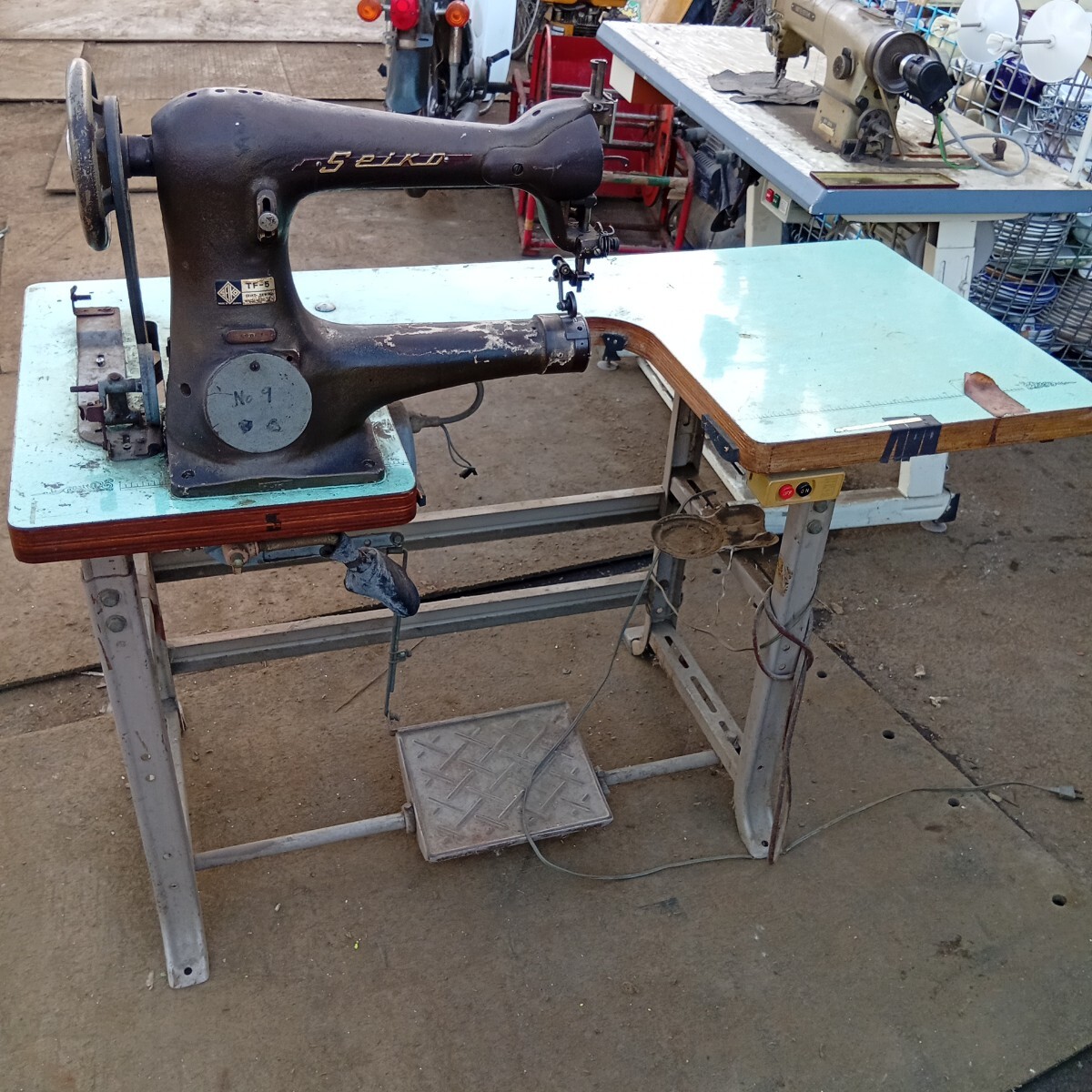 SEIKO 工業用 ミシン TF-5 セイコージャンク品扱い、直接引取拍卖