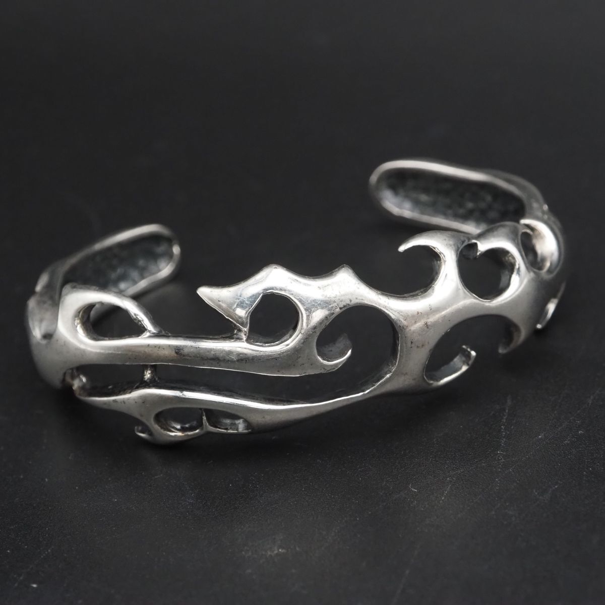 G401 ヴィンテージ バングル デザイン シルバー 腕輪拍卖